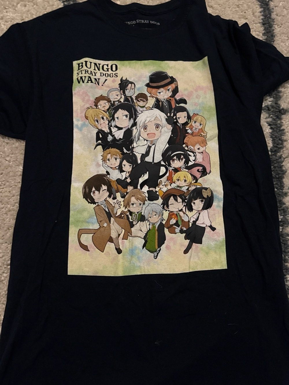 Bungo Stray Dogs Black Graphic Tee